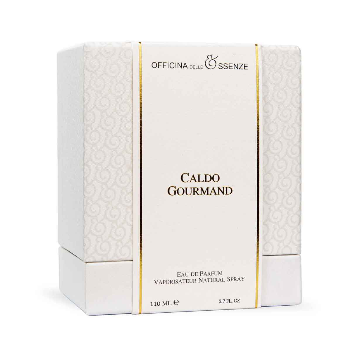 Eau de Parfum package Caldo Gourmand