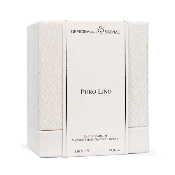 Scatola del profumo Puro Lino di Officina delle Essenze