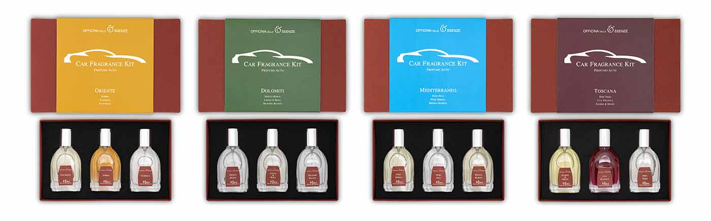 Car Fragrance kit set di profumi viaggio