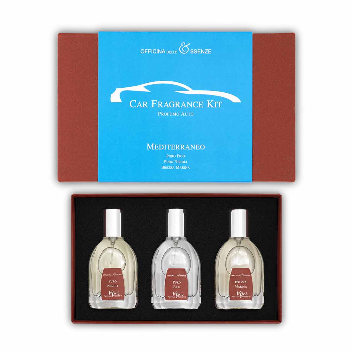 Car Fragrance Kit, best luxury car perfumes Made in Italy Officina