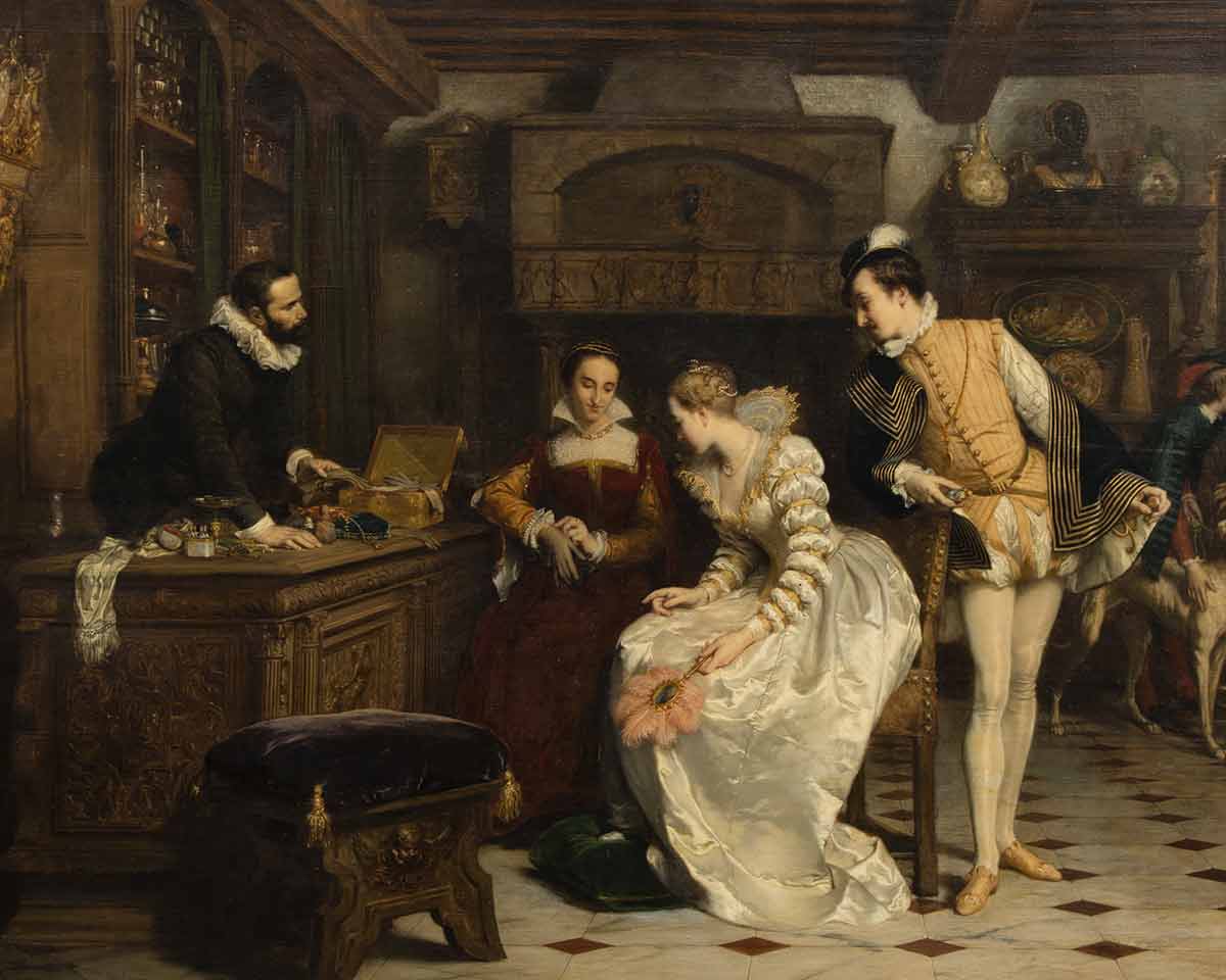 Giovanna III di Navarra acquista guanti avvelenati dal profumiere di Caterina de' Medici, Renato Lo Bianco