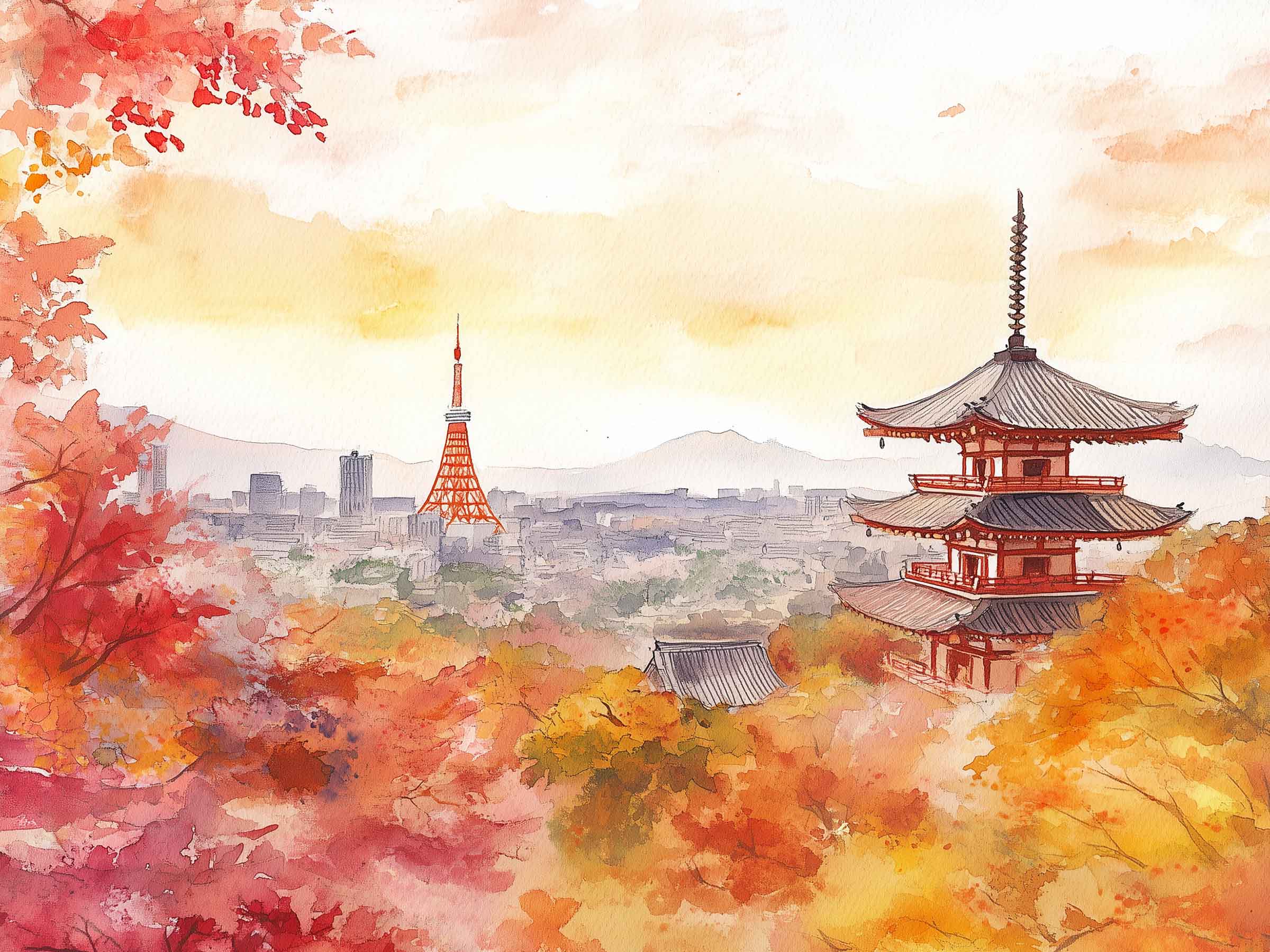 Panorama of Kyoto