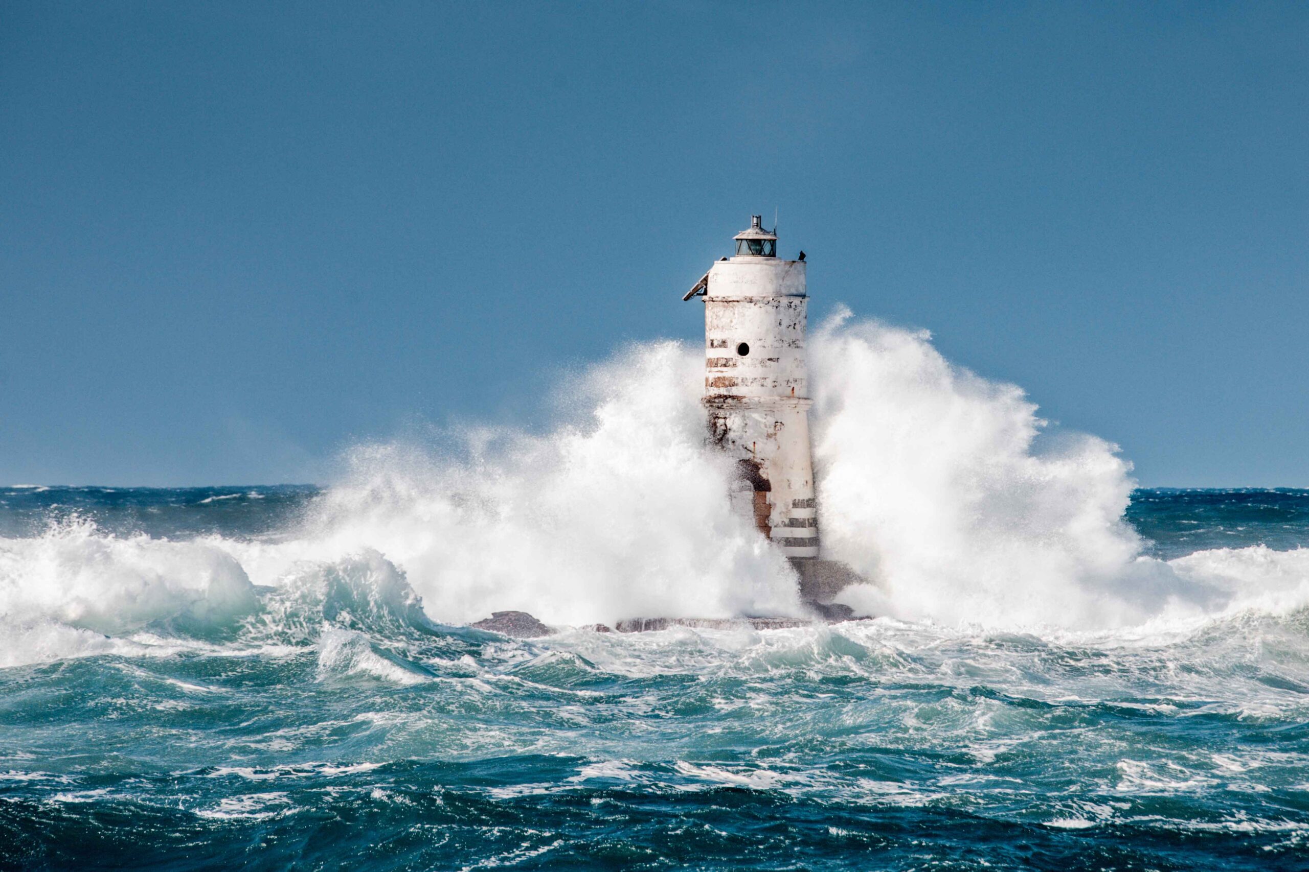 View of a Lighthouse in Sardinia